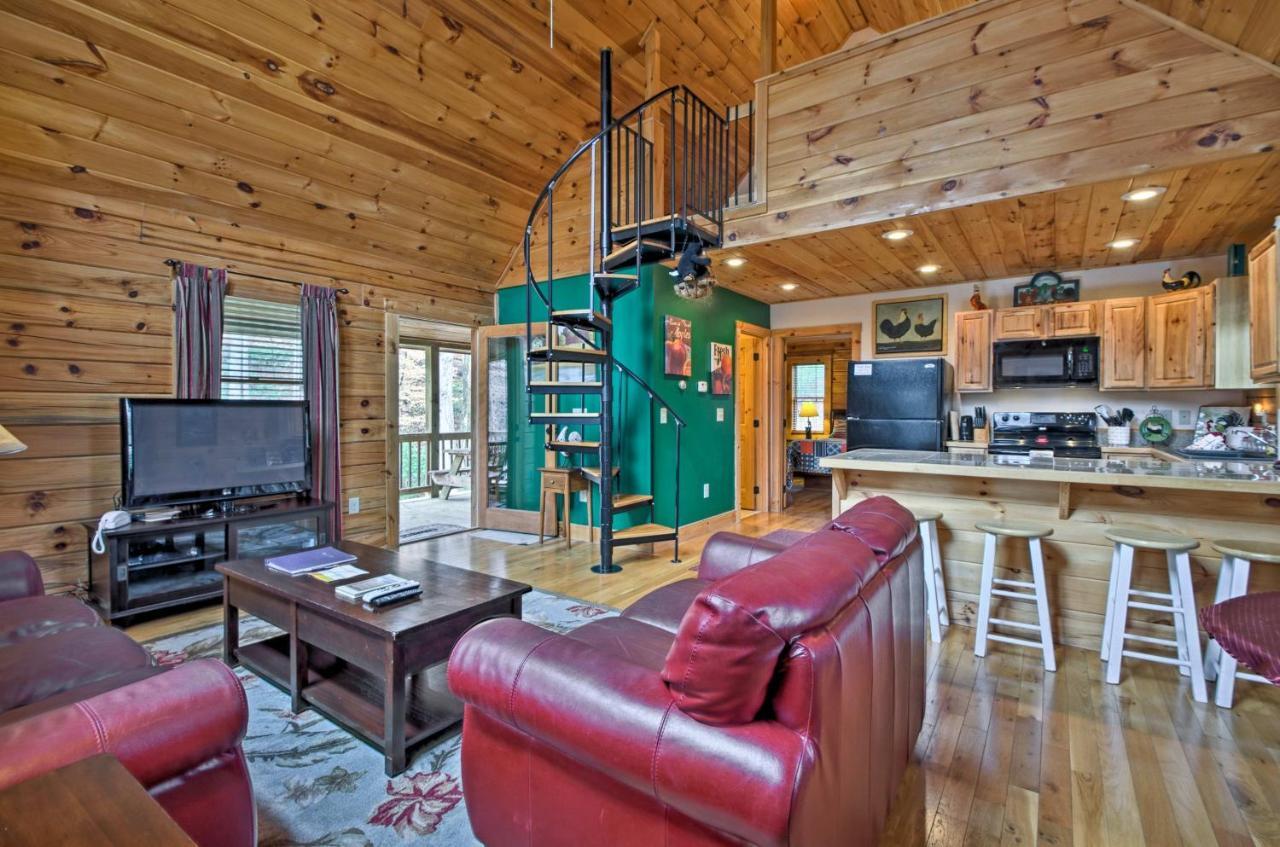 Bryson City Vacation Rental With Hot Tub And Fire Pit! 外观 照片