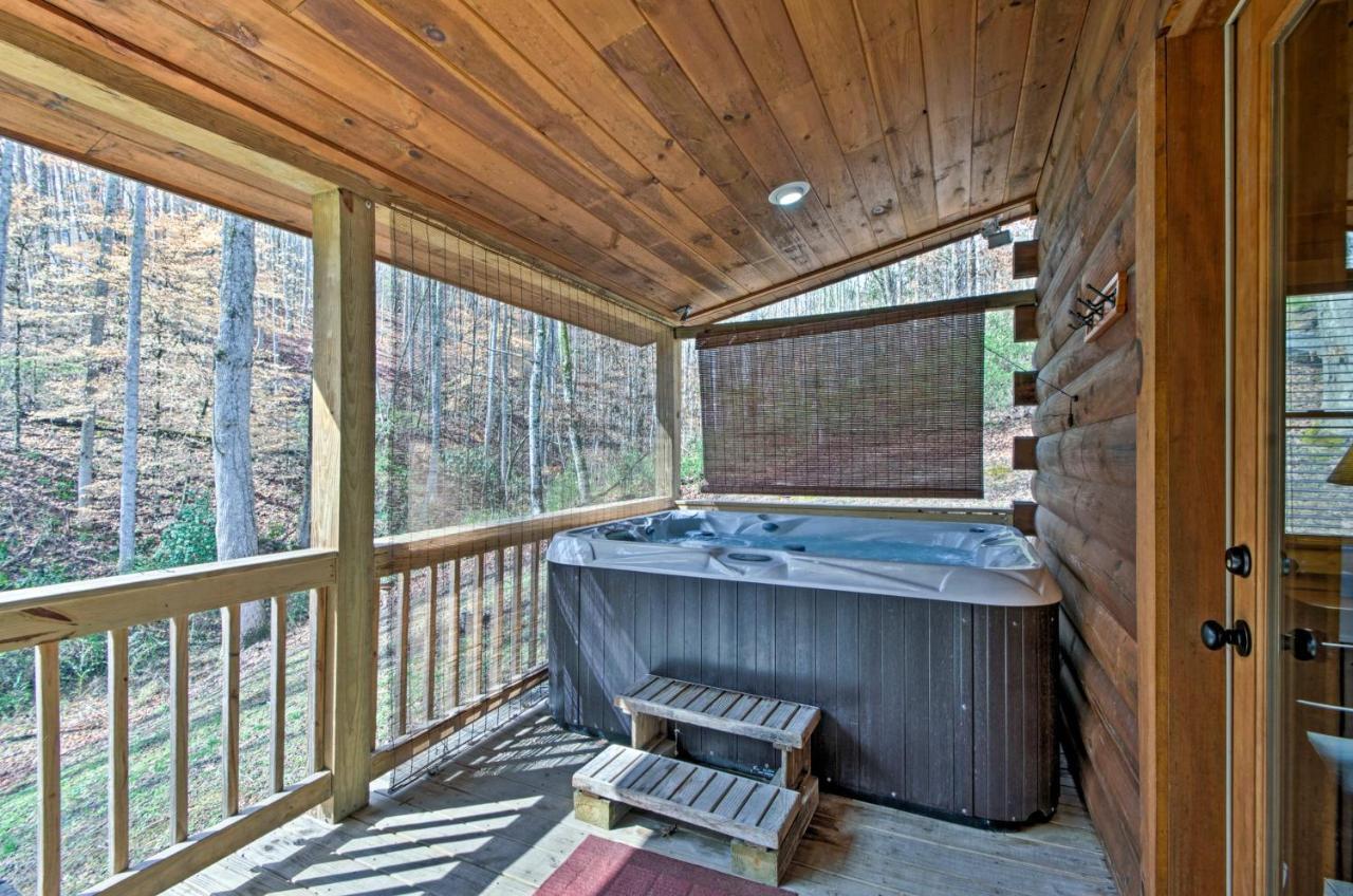 Bryson City Vacation Rental With Hot Tub And Fire Pit! 外观 照片