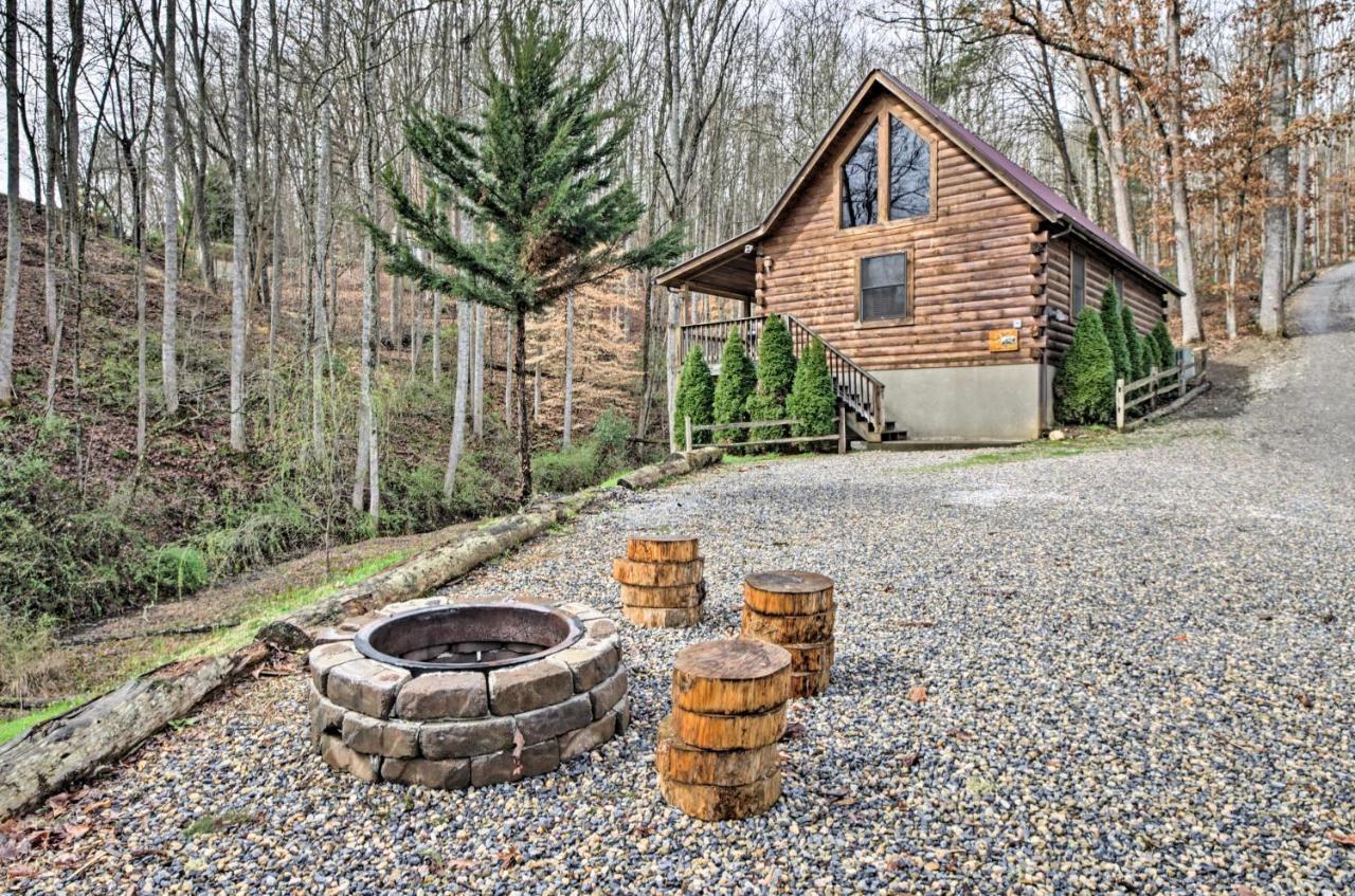 Bryson City Vacation Rental With Hot Tub And Fire Pit! 外观 照片